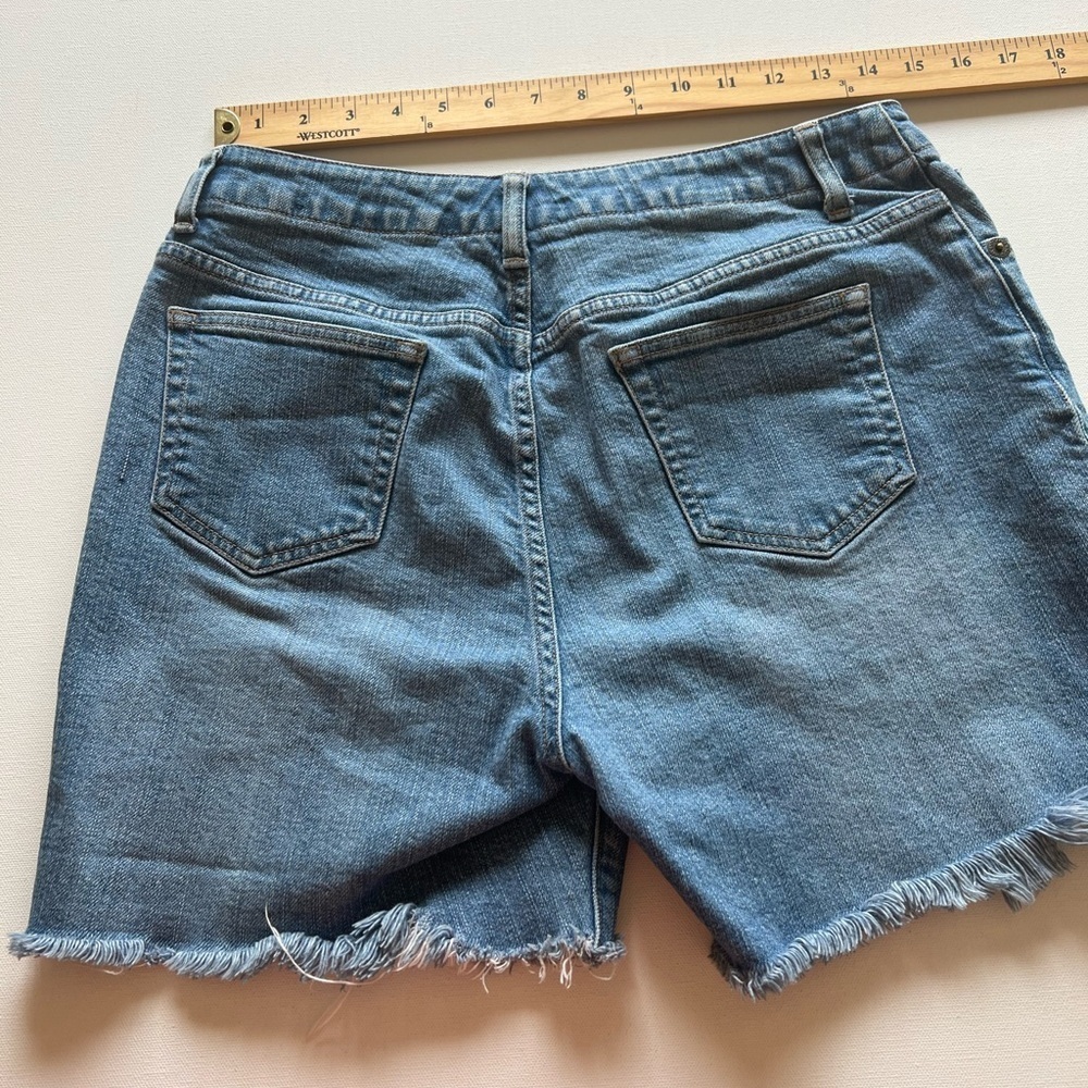 EUC Lands End Size 10 Denim Blue Women's Shorts‎ 🔥🔥 (D2) - Picture 5 of 6